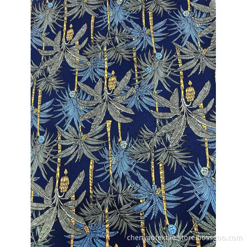 Layered Design With Cotton Stretch Twill Printing Fabric